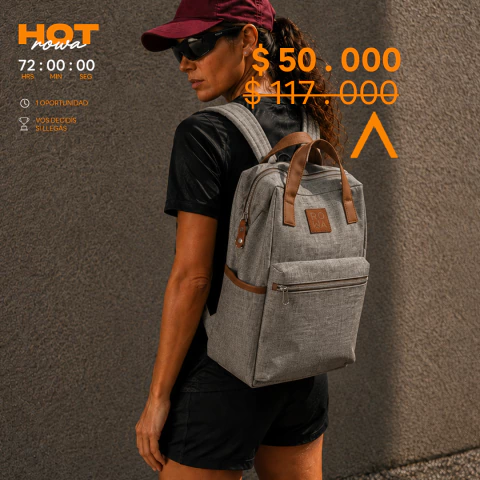 Mochila Liniers CD Beige Tramado