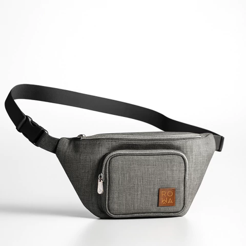 Riñonera Luján XL Gris Tramado - comprar online