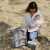 Imagen de Mochila Liniers Maternal Gris Tramado