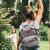 Mochila Liniers Maternal Gris Tramado - tienda online