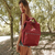 Mochila Liniers Bordeaux Tramado - Rowa Bags