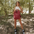 Mochila Liniers Bordeaux Tramado - tienda online
