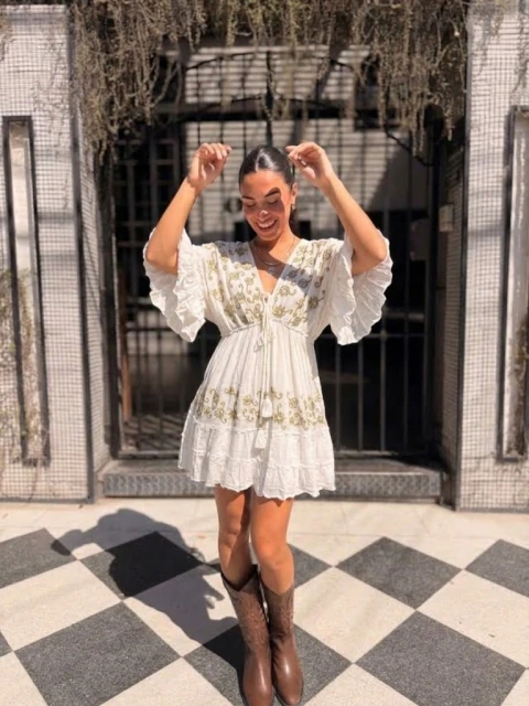 Vestido Corto Boho California
