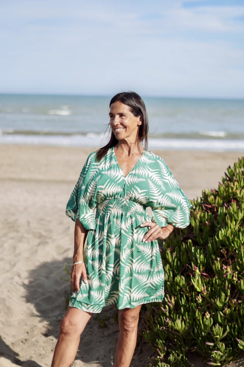 Vestido Corto Alicante Seda - comprar online