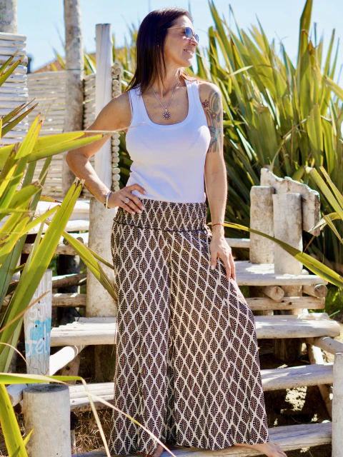 Pantalon Michelle Tonos Beige