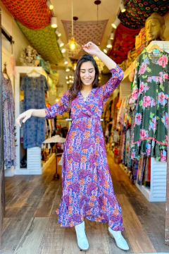 Vestido Largo MADRID MAGENTA - comprar online