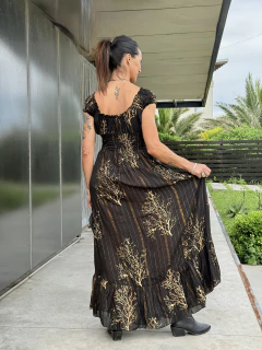 Vestido Largo Begonia Lurex Renacer en internet