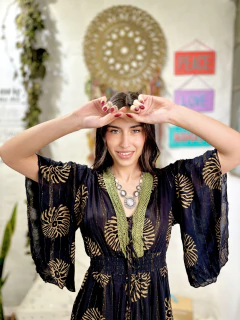 Vestido Largo Namaste con mangas en internet