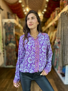 CAMISA SEDA LIRIOS - comprar online