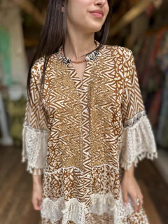 VESTIDO CORTO BOHO Lakshmi - Shanti Hippie Chic