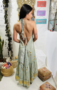 Vestido LARGO bordado Ona Renacer - Shanti Hippie Chic