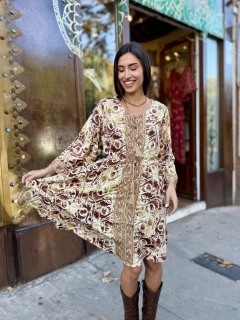 Vestido Corto Botones - comprar online