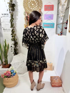 VESTIDO CORTO BOHO FICUS - Shanti Hippie Chic