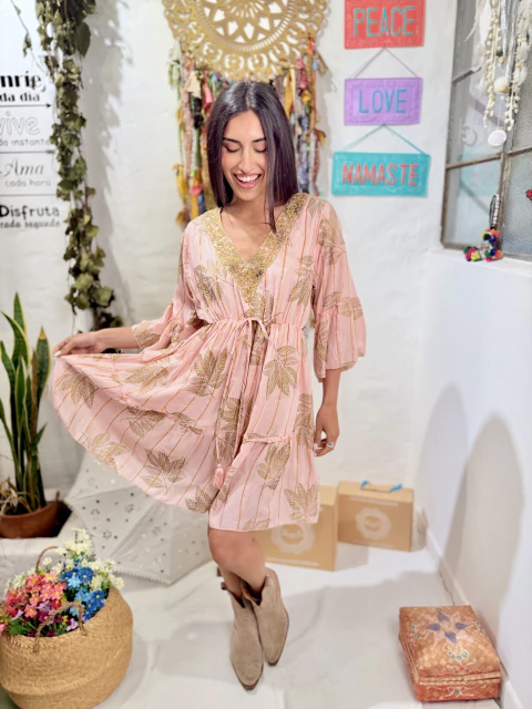 VESTIDO CORTO BOHO CALA - comprar online