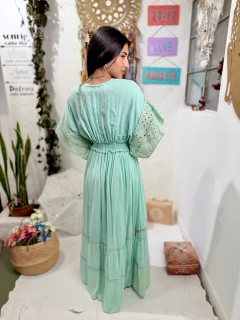 Vestido Largo Boho Lavanda en internet