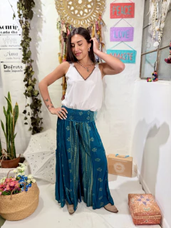 Pantalon Michelle algodon lurex - Shanti Hippie Chic
