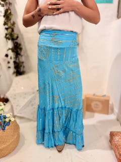 Falda Granada Algodon con Lurex en internet