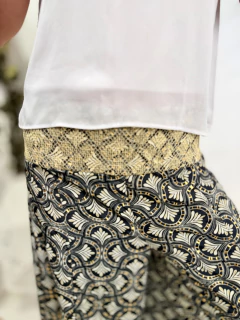 Pantalon Palazo Chandra Seda - tienda online