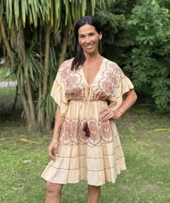 VESTIDO CORTO BOHO IBIS - tienda online