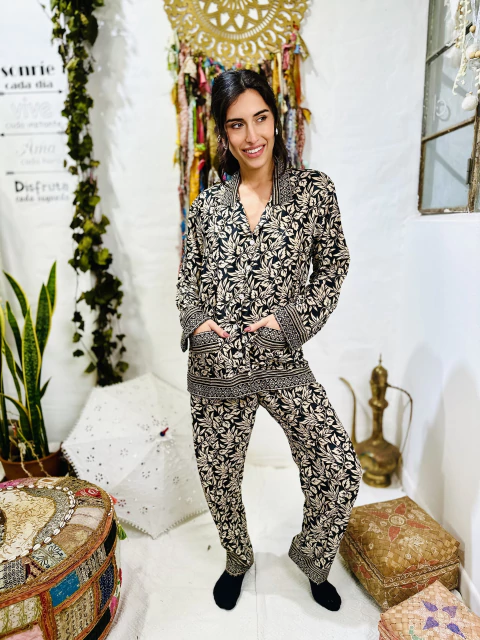 CONJUNTO PIJAMA SEDA