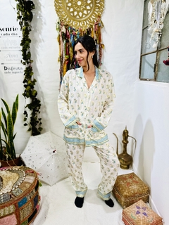 CONJUNTO PIJAMA SEDA - Shanti Hippie Chic