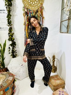 CONJUNTO PIJAMA SEDA - Shanti Hippie Chic