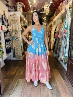 Vestido largo boho gloss elastic