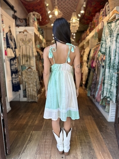 Vestido Corto lurex espejos - comprar online