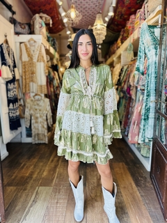 VESTIDO CORTO BOHO NEW - comprar online
