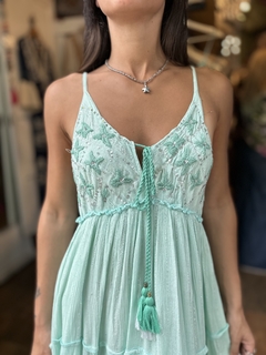 vestido largo BOHO degrade en internet