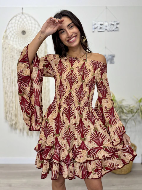 Vestido Corto Marbella Bohemian