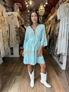 VESTIDO CORTO GOLDEN NAOMI - Shanti Hippie Chic