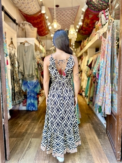 vestido largo algodon anahi - Shanti Hippie Chic