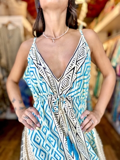 vestido largo algodon anahi - Shanti Hippie Chic