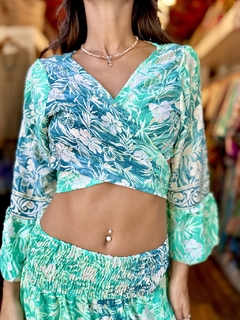 Blusa seda Hawai - comprar online