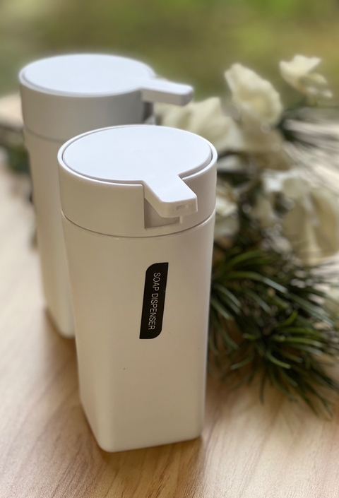 Dispenser jabón líquido blanco