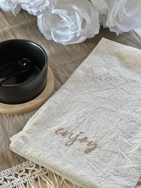 Set x6 servilletas Enjoy Natural