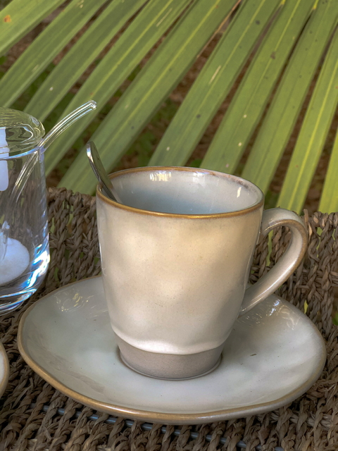 Taza con plato