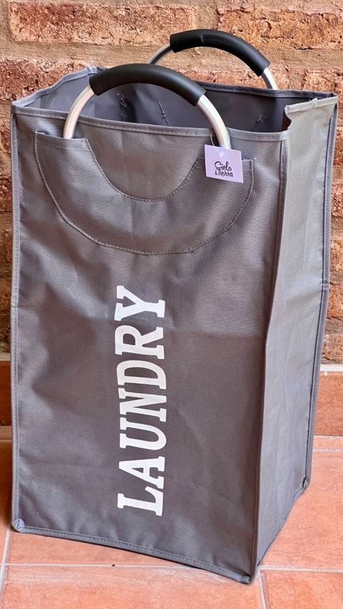 Cesto para ropa Laundry Gris