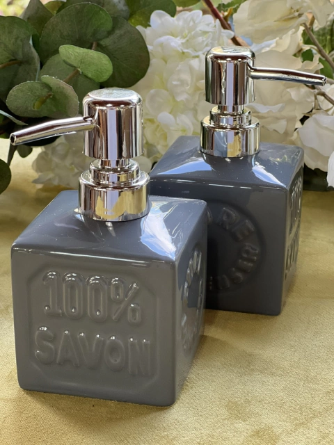 Dispenser de Jabón Gris