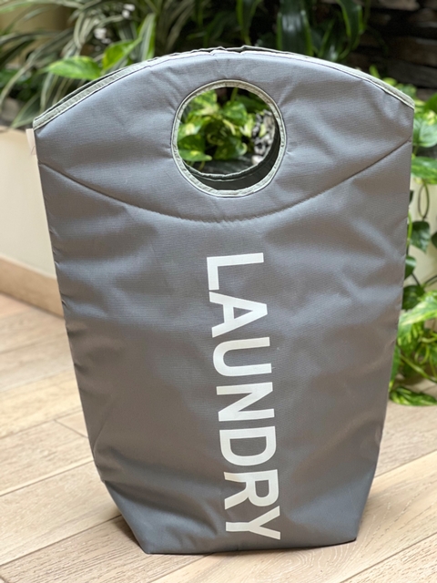 Cesto ropa laundry gris