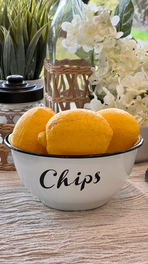 Bowl enlozado "Chips"