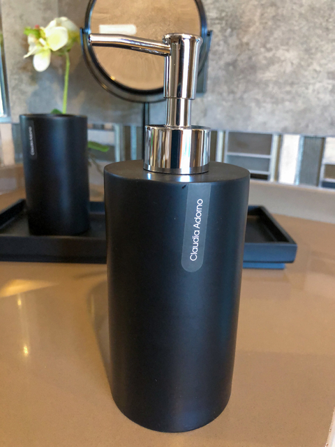 Dispenser resina negro mate