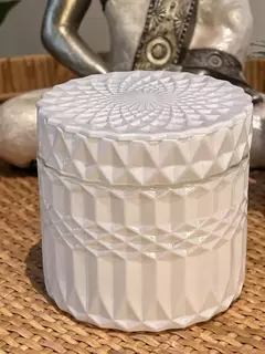Vela de Soja Hindi Blanca Naranja y Pimienta