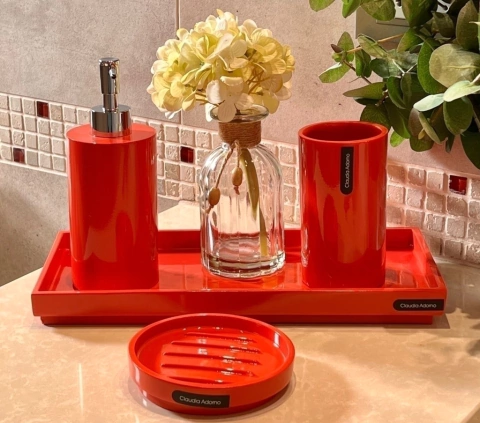 Set de baño de resina