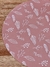 Platos de sitio Hojas Rosa Set x 10 - comprar online