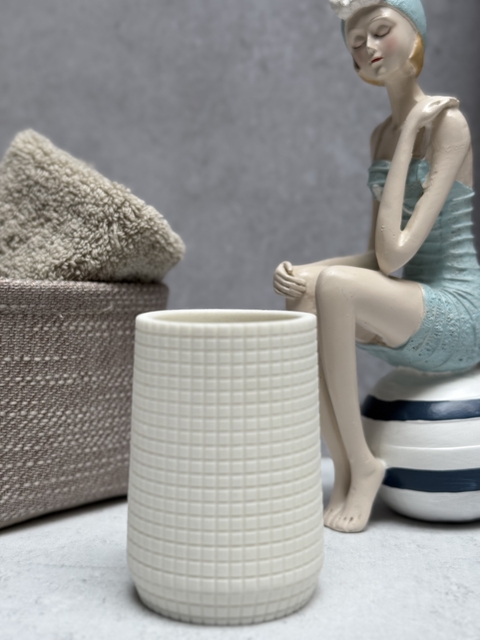 Portacepillo Venecita blanco - comprar online
