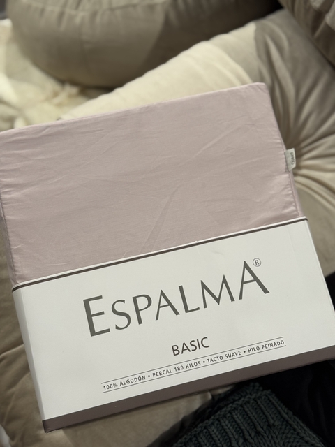 Juego Sábanas Basic Queen Size rosa - comprar online