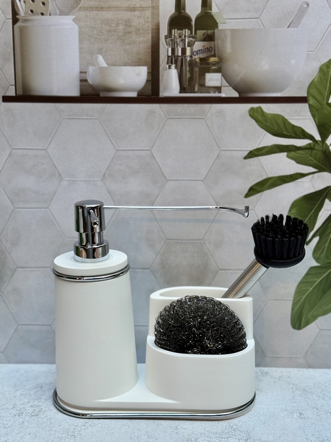 Set de cocina Net blanco - comprar online