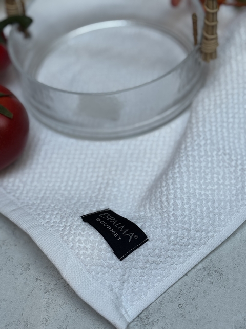 Set x 2 Paño cocina blanco/blanco - comprar online